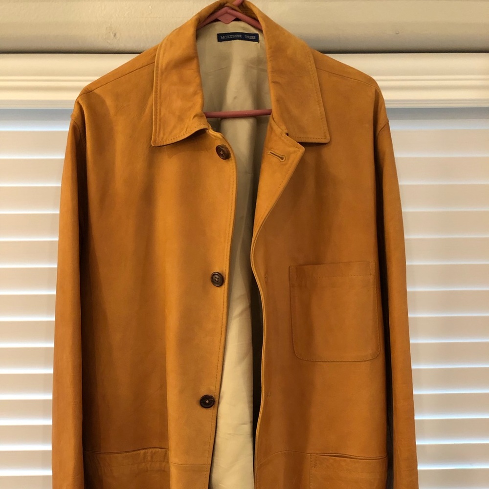 McKenzie Tribe Large Suede Leather Jacket